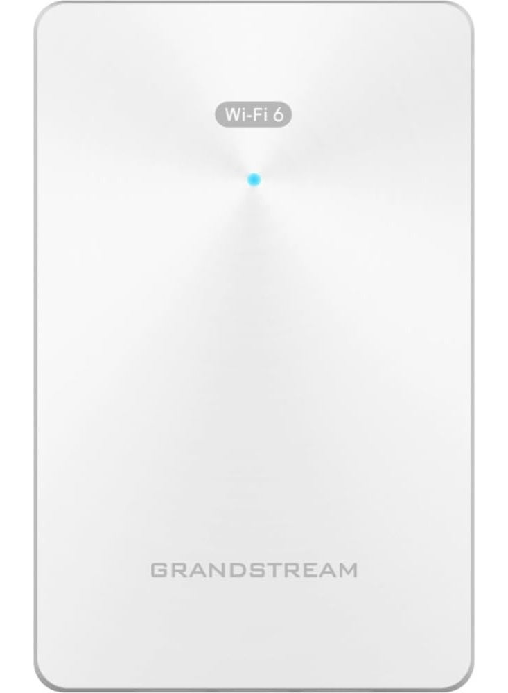Grandstream GWN7661E AX3000 Wi-Fi 6 In-Wall Access Point, Dual Band 2.4GHz/5GHz, 3Gbps, 4 Gigabit Ports, PoE/PoE+, MU-MIMO OFDMA, WPA3, White - Image 2