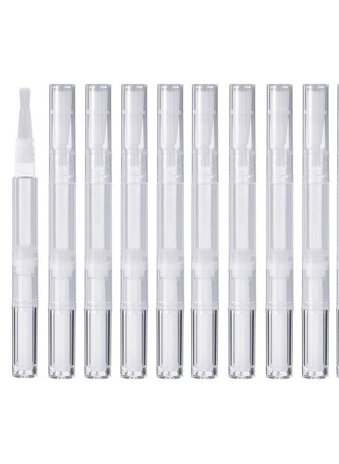 ICYANG ICYANG 10 Pieces Nail Cuticle Oil Pens Brush Dispenser Empty Lip Gloss Tubes Teeth Whitening Pen Cuticle Whitening Pens Brush Dispenser Mini Lipgloss  - Image 1