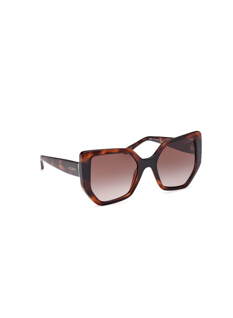GUESS Plastic Asymmetrical Full Rim Women Uv Protection Sunglass - Image 3