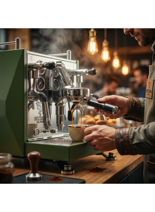 Bezzera Sole Espresso Coffee Machine | E61 Lever Group | Heat Exchanger Dual Water System | Rotary Pump PID Shot Timer | Semi Automatic Coffee Maker | Made in Italy - Image 4