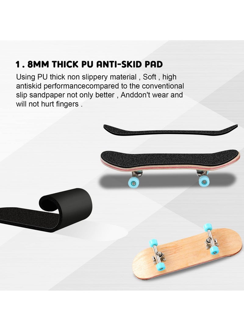 SOLARAE 2-Pack Wooden Mini Finger Skateboard Park Set with Screwdriver - Professional Fingerboard Kit for Teens and Adults - Novelty Fingertip Movement Toys - Image 5