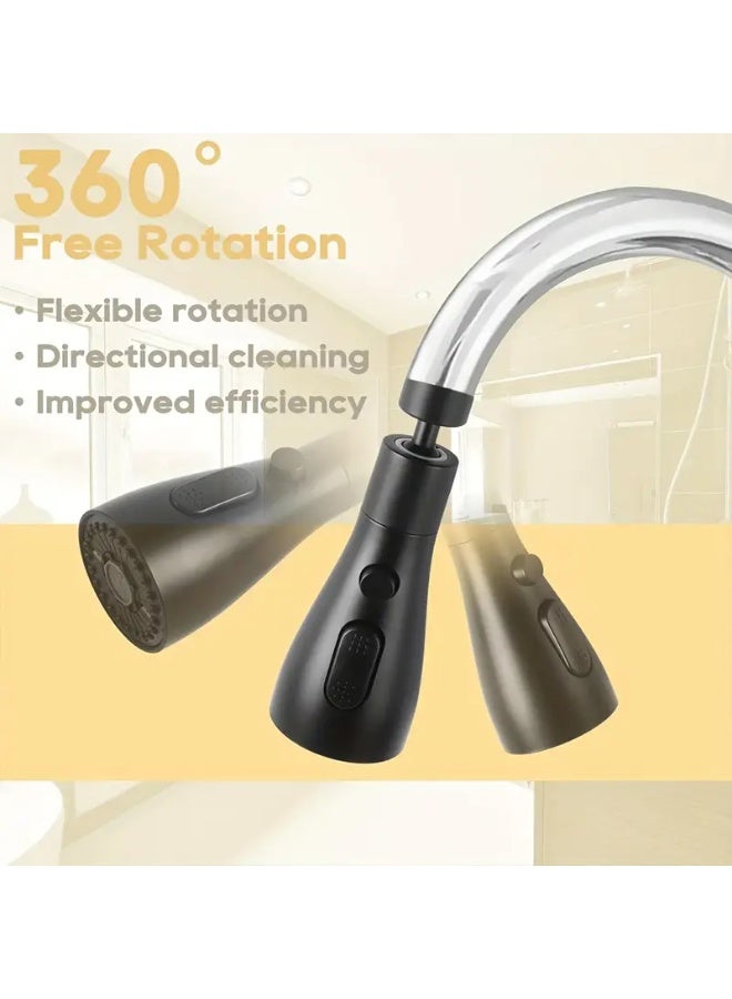 Rotating Kitchen Faucet Extender with Splash-Proof Booster Nozzle - Image 4