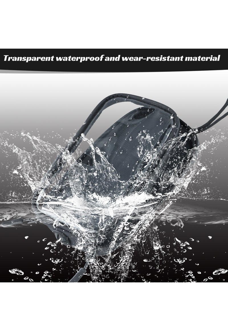 حقيبة خزان دراجة نارية، حقيبة خزان دراجة نارية عالمية مع مغناطيس، حقائب هاتف دراجة نارية، حقيبة حامل هاتف مغناطيسية لخزان الدراجة النارية مع نافذة شفافة - Image 3