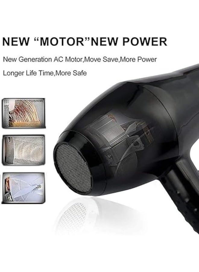 MoeHair Mohair Hair Dryer 5000W - Superior drying performance with multiple settings, ionic care and overheat protection MO-7123 - Image 2