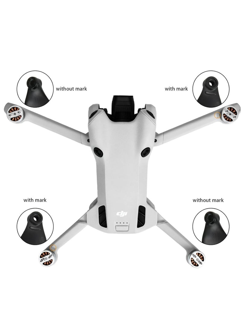 SYOSI مراوح لـ DJI Mini 4 Pro، شفرات أجنحة الدعائم، ملحقات بديلة، ملحقات حماية أجنحة شفرات الطائرات بدون طيار لـ Mini 4 Pro 24 قطعة  - Image 2