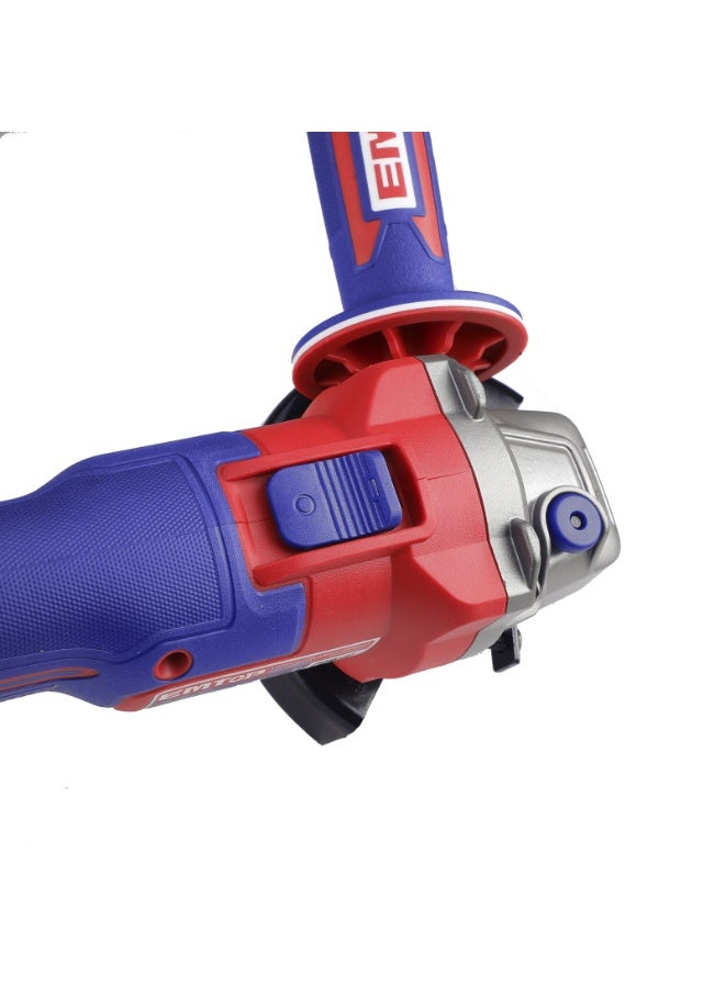 EMTOP Professional Cordless Angle Grinder and Cutter - Brushless Motor, 4.0Ah Batteries, and Charger - 20V - Image 2