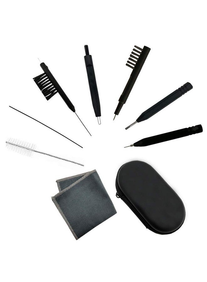 Anico 8 Pieces Hearing Aid Amplifier Cleaning Tools Earbuds/Headphones/Airpods Cleaner Brush Kits With Case - Image 1
