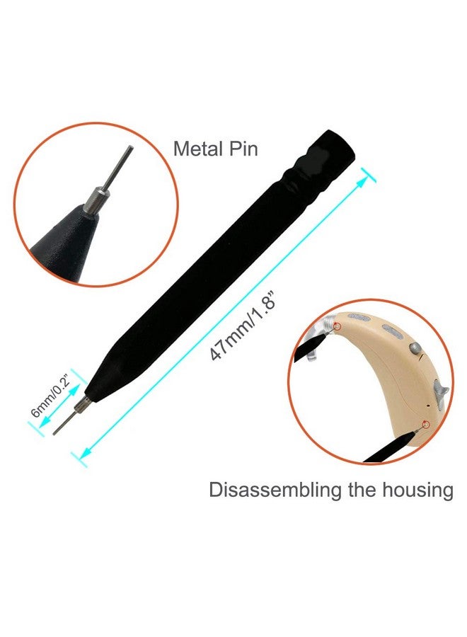 Anico 8 Pieces Hearing Aid Amplifier Cleaning Tools Earbuds/Headphones/Airpods Cleaner Brush Kits With Case - Image 4