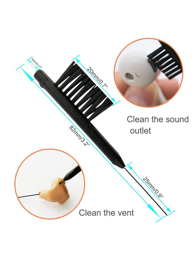 Anico 8 Pieces Hearing Aid Amplifier Cleaning Tools Earbuds/Headphones/Airpods Cleaner Brush Kits With Case - Image 3