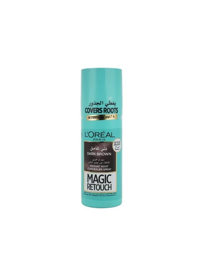 L'OREAL PARIS Magic Retouch Instant Root Concealer Spray Dark Brown 75 Ml - Image 1