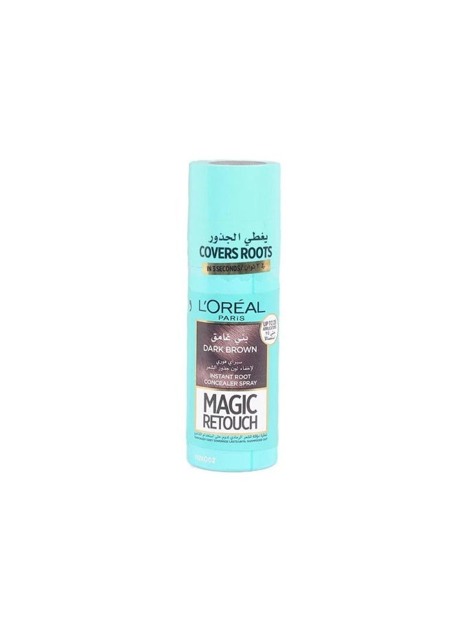 L'OREAL PARIS Magic Retouch Instant Root Concealer Spray Dark Brown 75 Ml - Image 2