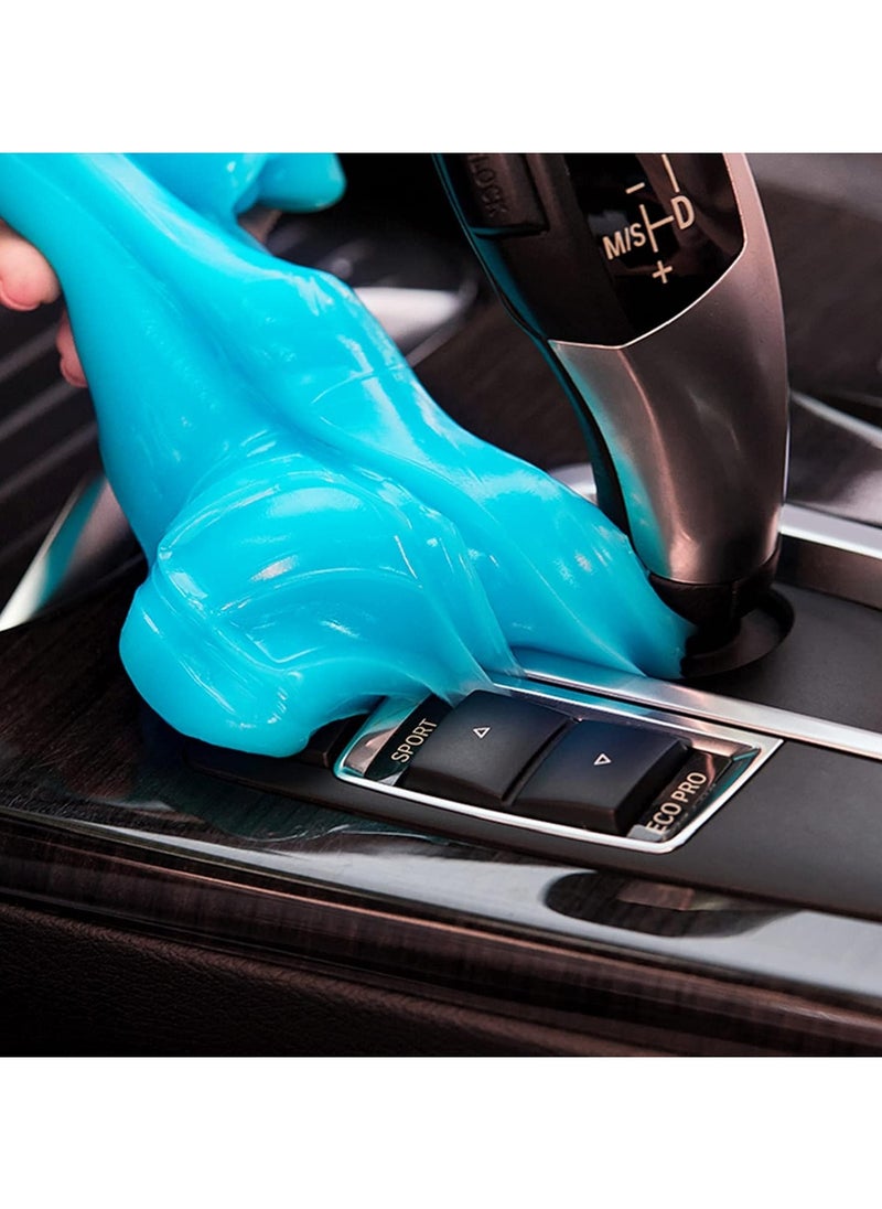 Universal Cleaning Gel for Car & Electronics – Automotive Detailing Dust Cleaner Putty, Interior Crevice Cleaner for Car Vents, Keyboards, Laptops, PC, Cameras, Gadgets, and Hard-to-Reach Spaces – Reusable & Non-Toxic Dust Remover Gel