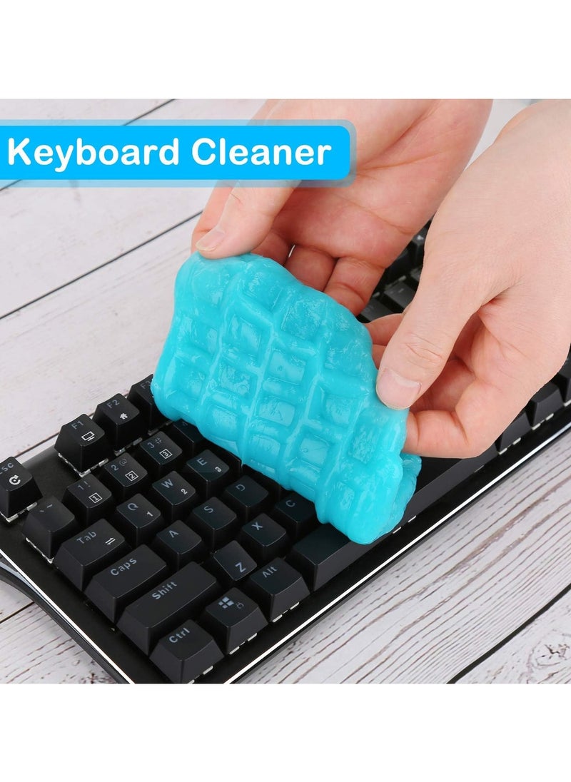 Universal Cleaning Gel for Car & Electronics – Automotive Detailing Dust Cleaner Putty, Interior Crevice Cleaner for Car Vents, Keyboards, Laptops, PC, Cameras, Gadgets, and Hard-to-Reach Spaces – Reusable & Non-Toxic Dust Remover Gel