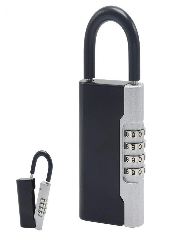 Bosvision Key Safe Box [Portable] Combination Padlock with Shackle, Key Lock Box/Key Storage - Image 1