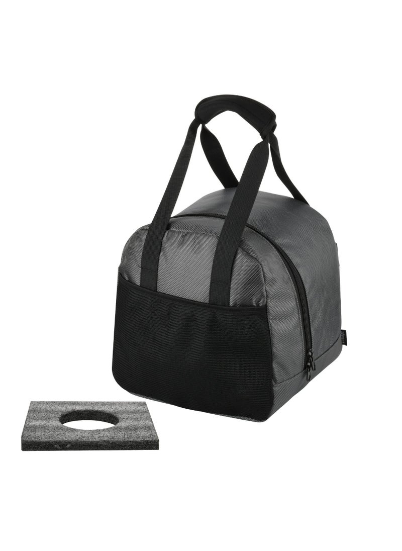 Generic Bowling Ball Tote Bowling Bag with Padded Ball Holder with Large Accessory Pocket Fits as Add One Bowling Ball Bag to Roller Bag Fits Also as Single Pair of Bowling Shoes  - Image 1