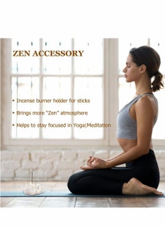 Y&D Lotus Incense Burner Ceramic Stick Holder Flower Sticks for Yoga Studio Home Decor  - Image 5