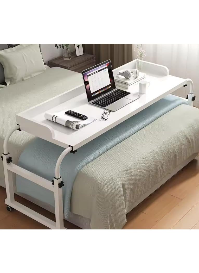 Generic - Overbed Desk Rolling Laptop Stand Over Bed Desk Mobile Overbed Table with Adjustable Length and Height, Crossbed Nursing Table Computer Table - Image 1