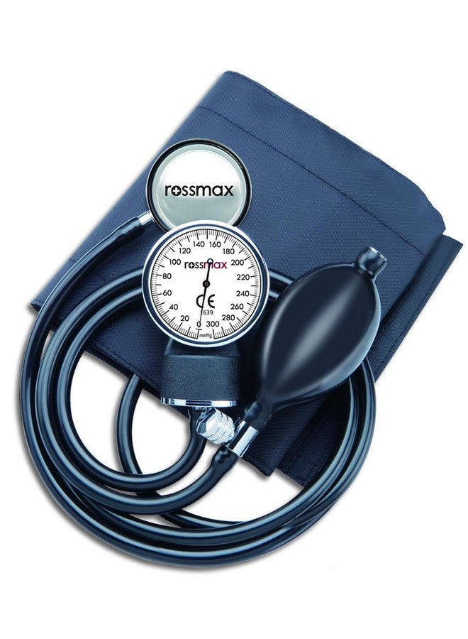 Rossmax Rossmax GB102 Aneroid Blood Pressure Monitor Sphygmomanometer with Stethoscope (Black)  - Image 1