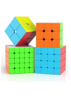 Speed Cube Set, 2x2 3x3 4x4 5x5 Stickerless Speed Cube Bundle- Bright Magic Cube Pack, Smooth Cube Puzzle with Gift Packing Games Toy - pzsku/Z6E40BAEF743049D46988Z/45/_/1707537549/6c105875-6acc-4641-9e0e-cd4df7e4b2fd