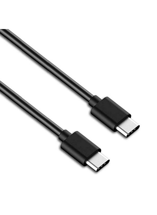 اينزا سلك كابل شحن USB C إلى USB C لبنوك الطاقة مصمم لـ iWalk وSpigen PocketBoost وINIU وRAVPower وBONAI وAnker USB-C وبنوك الطاقة الأخرى مع منفذ إدخال USB C  - Image 1