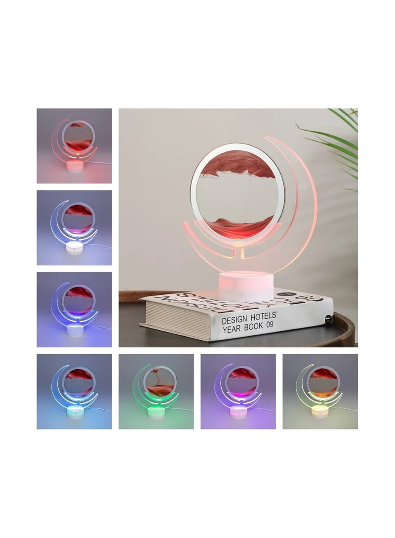 ضوء ليلي LED الرمال المتحركة مع 7 ألوان - Image 1