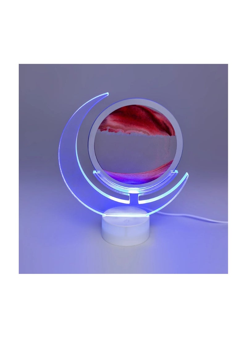 ضوء ليلي LED الرمال المتحركة مع 7 ألوان - Image 3