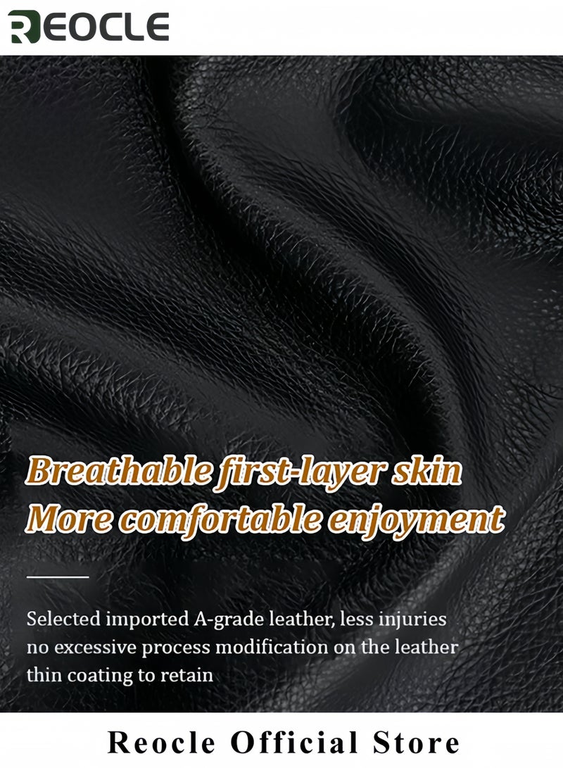 REOCLE Women's Shoulder Handbags Fashion Vegan Leather Crossbody Bag with Adjustable Strap & Large Capacity & Simple Style Shoulder Purse for Ladies - Image 3