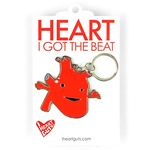 I Heart Guts Heart Keychain – I Got the Beat - Heart Surgery Recovery Gift, Cardiac Awareness, Love-Themed Present, Funny & Supportive Anatomy Keychain - Image 2