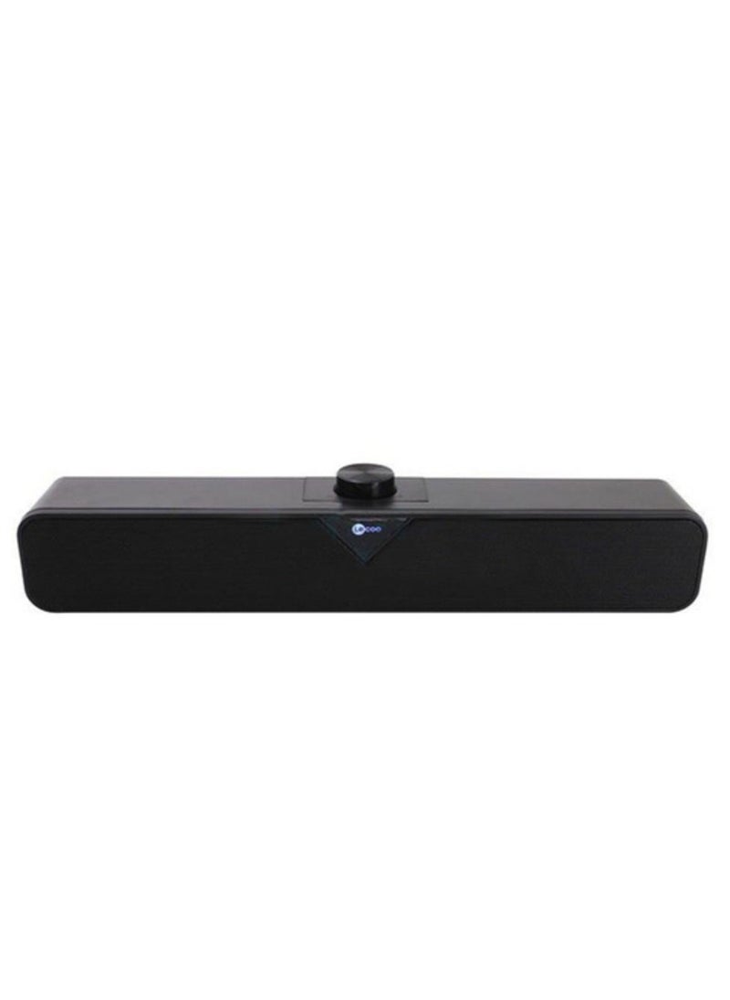 lecoo - Lecco DS102 USB/Bluetooth Desktop Speaker ( Black) - Image 1