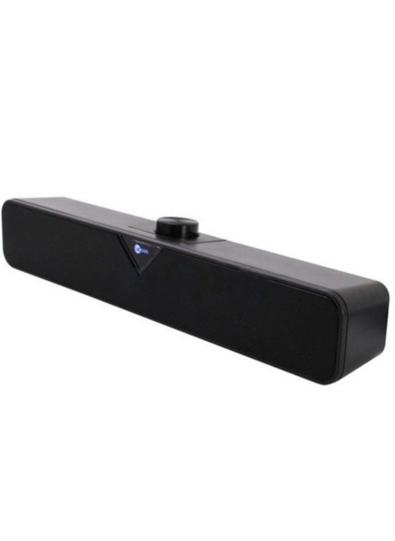lecoo - Lecco DS102 USB/Bluetooth Desktop Speaker ( Black) - Image 1