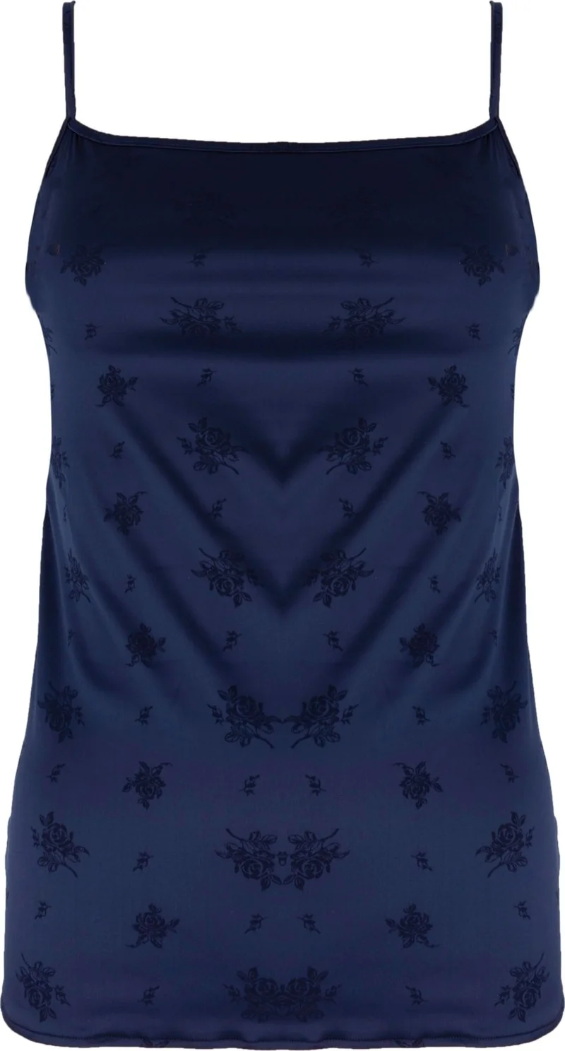 Magic Form Thin Strap Satin Fabric Undershirt - 6021