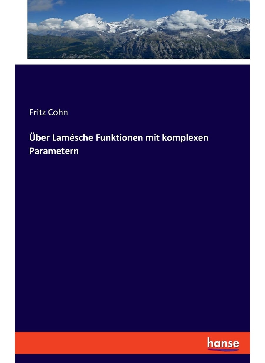 Über Lamésche Funktionen mit komplexen Parametern  - Image 1