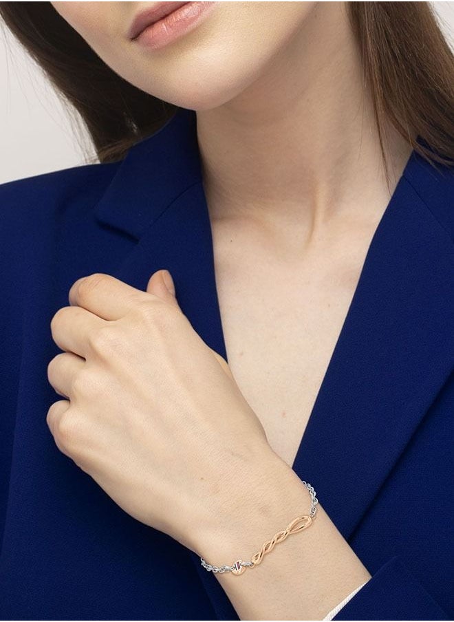 TOMMY HILFIGER Dress Women Two Tone Stainless Steel Chain Bracelet - 2780510  - Image 4