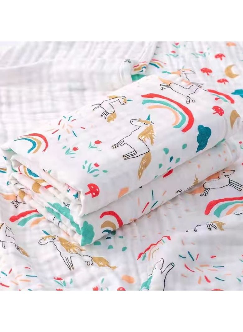 Loquat Pure Cotton Cartoon Printed Bath Towels