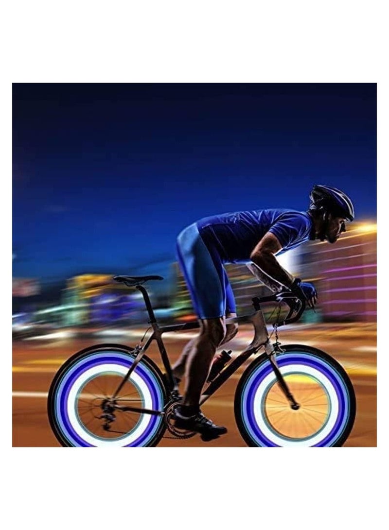SYOSI 4 Pack Bike Spoke Lights LED Wheel Lights Keep Safe Decorations - Image 3