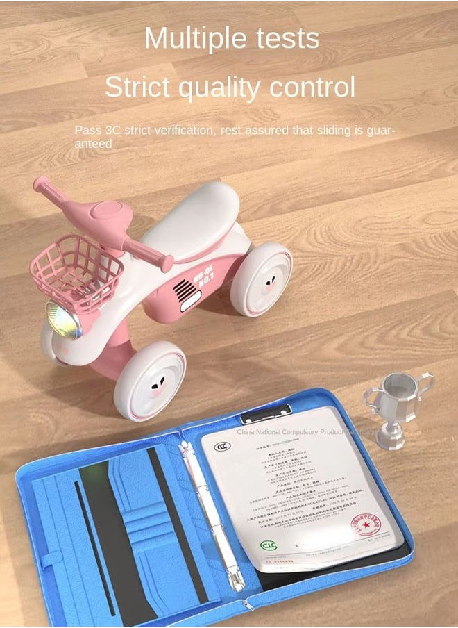 Children's Balance Bike for  1-6 Years Old Boys And Girls Baby Scooter/Balance Car Pedal-Less Bike Multi-Functional One Car Dual-Use.4 Silent Wheels.  Children's  First Ride On Toys,  Birthday Gifts.