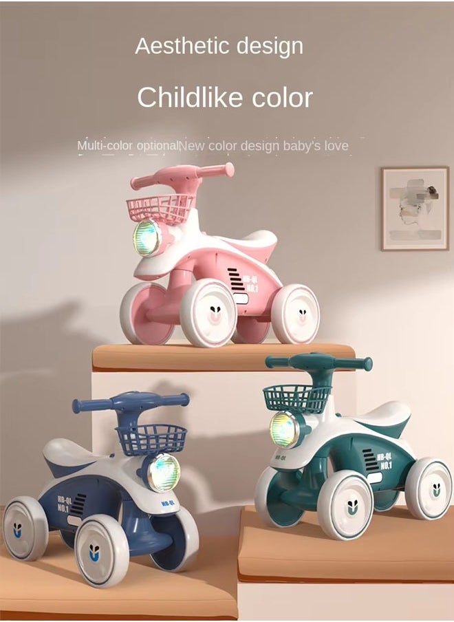 Children's Balance Bike for  1-6 Years Old Boys And Girls Baby Scooter/Balance Car Pedal-Less Bike Multi-Functional One Car Dual-Use.4 Silent Wheels.  Children's  First Ride On Toys,  Birthday Gifts.