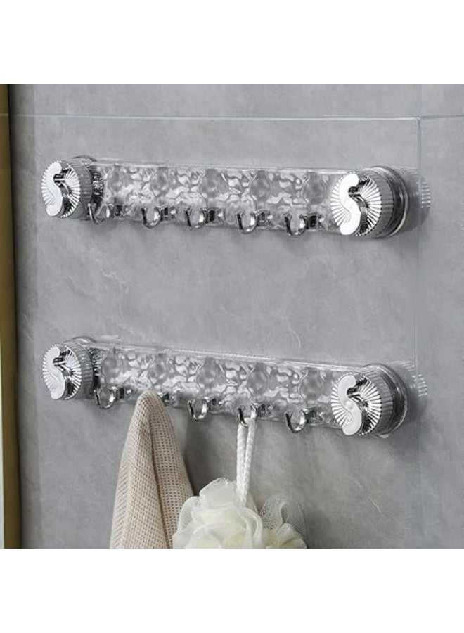 Seamless Storage—Clear Adhesive Hook for Holding Light Items, Suitable for Multiple Surfaces in Kitchen, Bath, or Office - Image 1