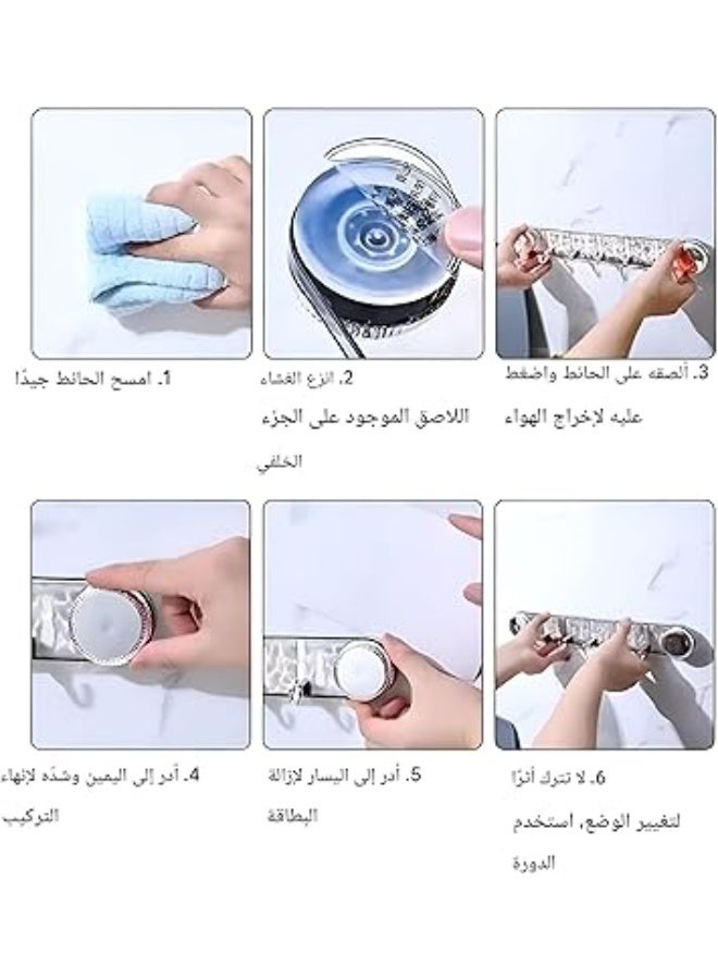 Seamless Storage—Clear Adhesive Hook for Holding Light Items, Suitable for Multiple Surfaces in Kitchen, Bath, or Office - Image 4