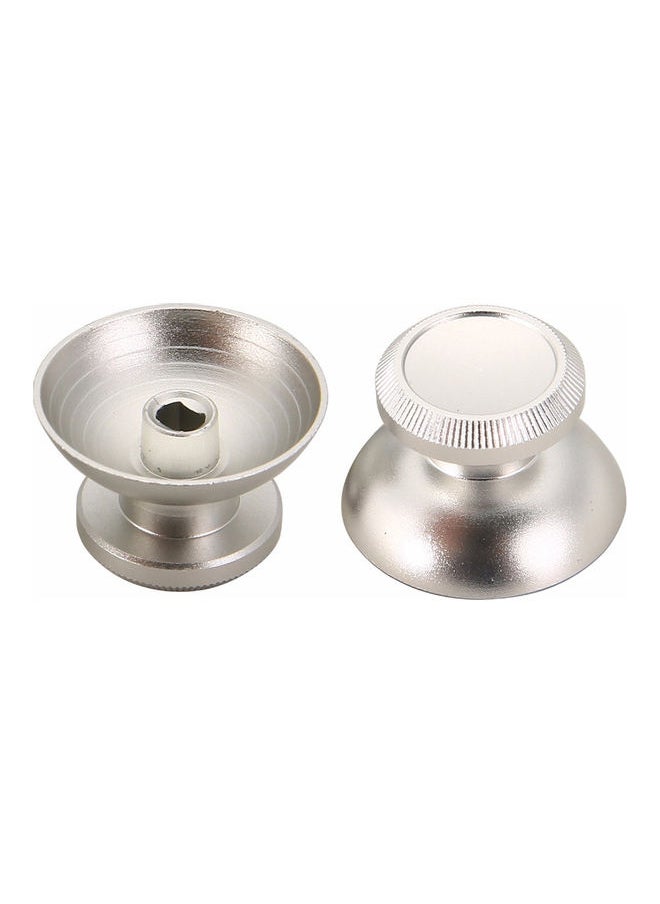 NIBEMINENT 2Pcs Replacement Metal Joystick Cap Cover Case for PS4 Xbox One Thumb Stick  - Image 1