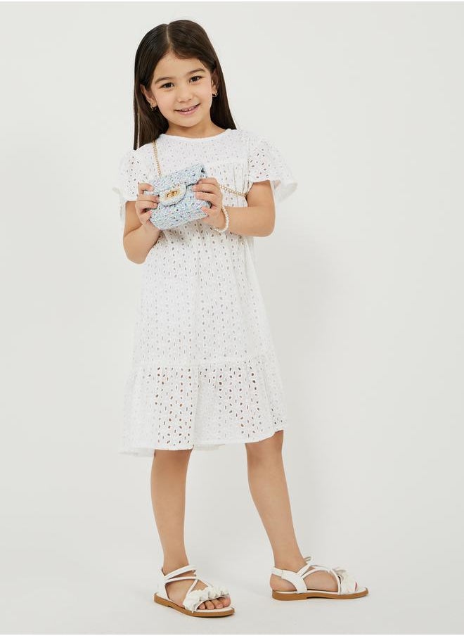 Styli Cotton Schiffli Dress  - Image 1