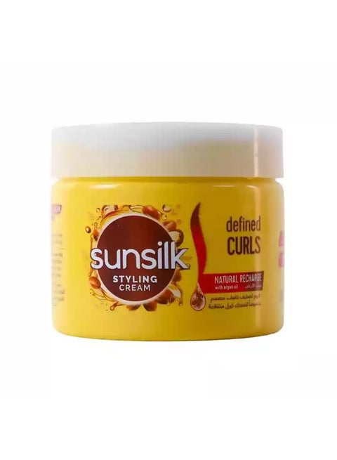 Sunsilk Natural Recharge Styling Cream For Defined Curls With Argan Oil- 275ml
