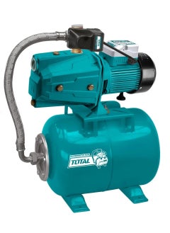 TOTAL TOTAL Water Pump 1"x1", 1.5kW (1500W) - TWP415006 Automatic Self-Priming Jet Pump, Max Flow 100L/min, Max Head 60m, 2.0HP, Includes Pressure Switch, Cylindrical Tank, Stainless Steel Hose, and Pressure Gauge  - Image 2