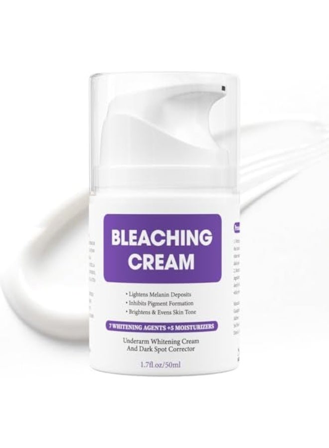 Dark Spot Remover for Body, Skin Bleaching Cream with Vitamin C for Intimate Areas, Skin Lightening Cream Dark Spot Corrector for Underarms, Knees, Elbows, Inner Thighs & Bikini Line,1.7fl oz - Image 1