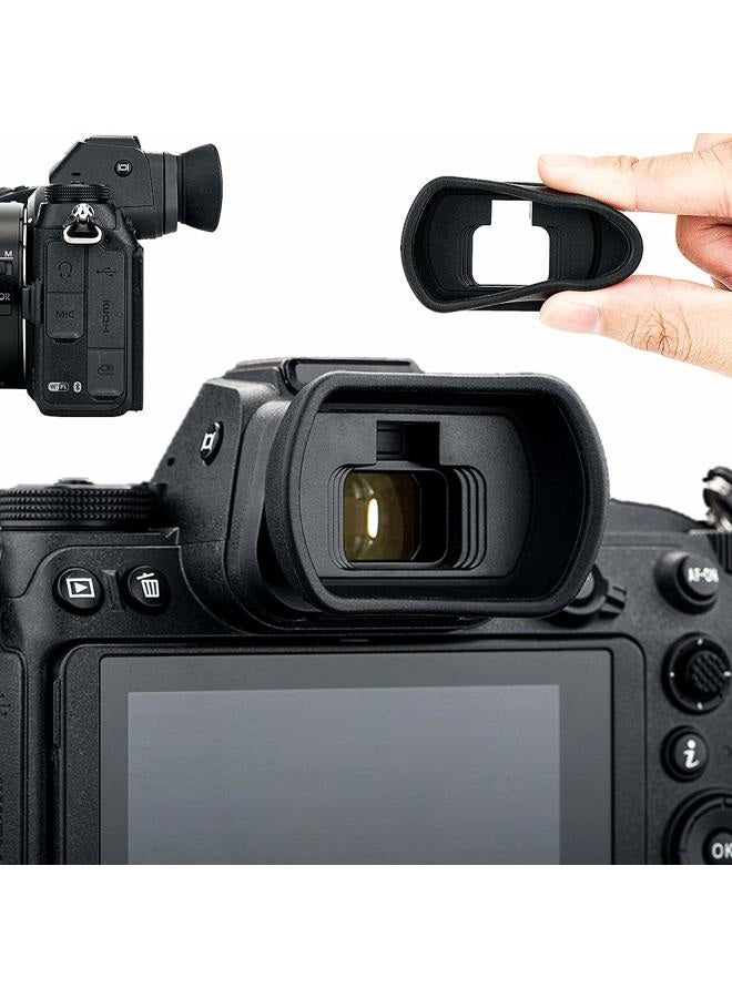 Kiorafoto Soft Silicon Camera Viewfinder Eyecup Eyepiece Eyeshade for Nikon Z7 Z6, Replaces Nikon DK-29 Eye Cup Protector - Image 1