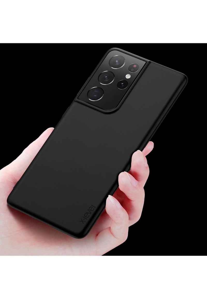 X-level Samsung Galaxy S21 Ultra Case Slim Fit Soft Tpu Super Ultra Thin Guardian Series S21 Ultra Phone Back Cover Light Protective Matte Finish Coating Case - Image 4