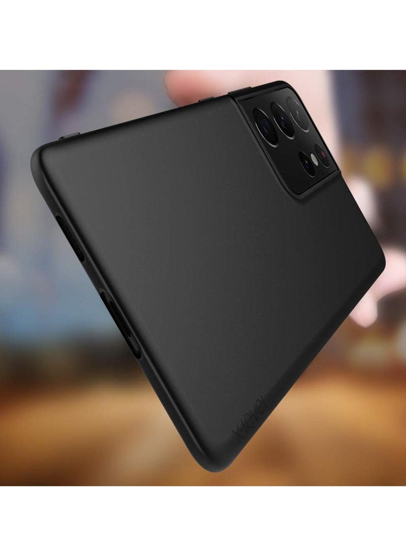 X-level Samsung Galaxy S21 Ultra Case Slim Fit Soft Tpu Super Ultra Thin Guardian Series S21 Ultra Phone Back Cover Light Protective Matte Finish Coating Case - Image 3