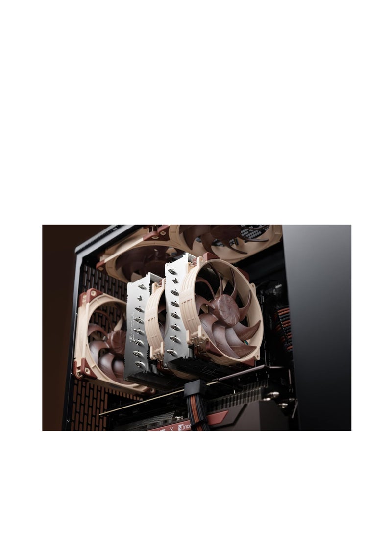 Noctua NH-D15 G2 HBC, Dual Tower CPU Cooler, Specialised High Base Convexity Version for Intel LGA1700 (Brown) - Image 5