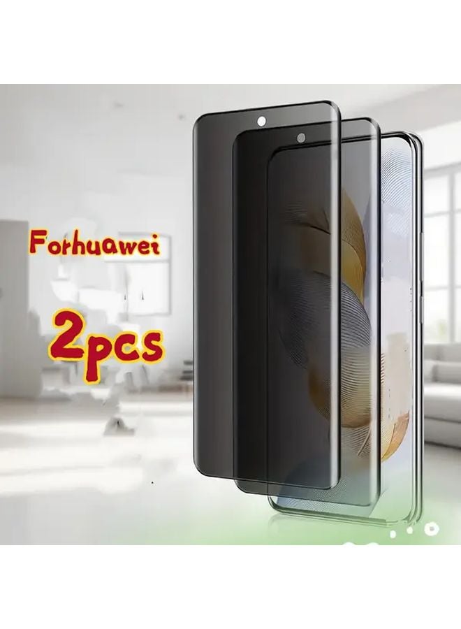 Privacy Screen Protector For Huawei P40 Pro Anti Spy Tempered Glass - Image 2