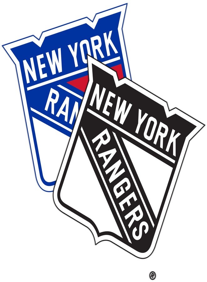 Desert Cactus New York Rangers NY Team NHL National Hockey League Sticker Vinyl Decal Laptop Water Bottle Car Scrapbook (4 inch Sticker) - Image 1